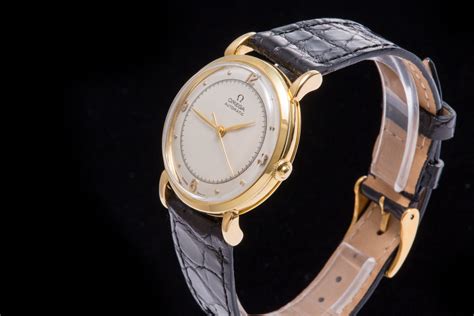 omega 18ct gold gents watches|pre owned omega men's watches.